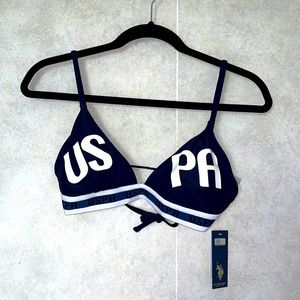 U.S. Polo Assn. Triangle Swim Top